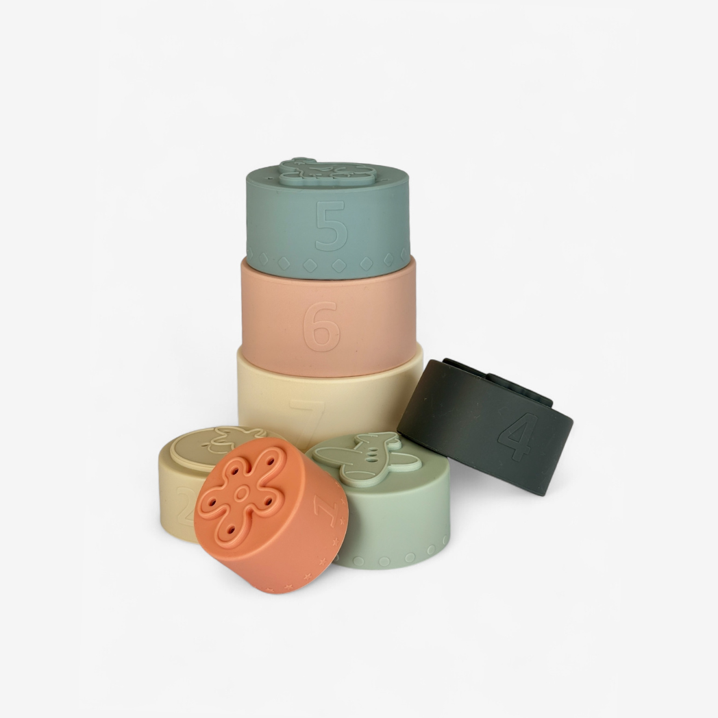 Bloques Sensoriables Apilables Silicona