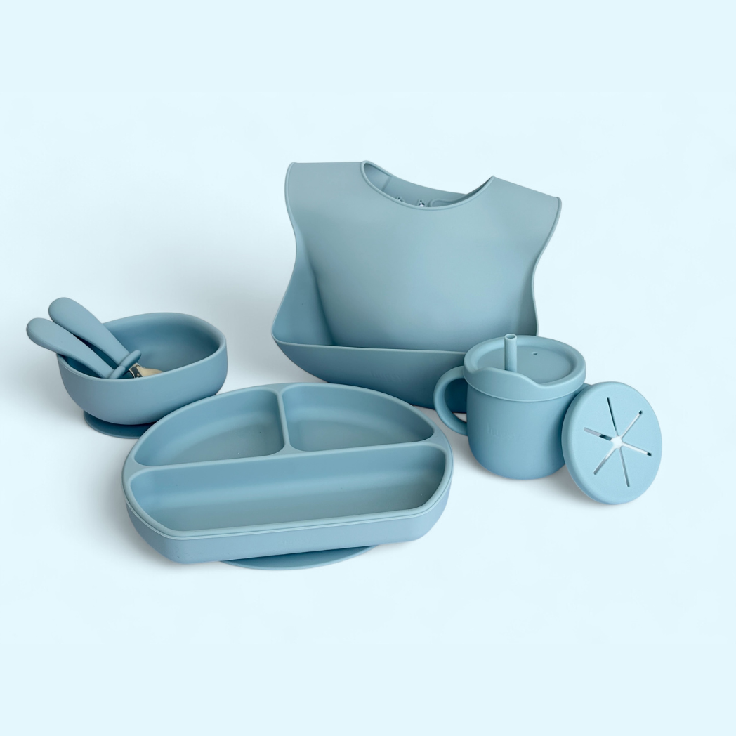 Set de Alimentación Dusty Blue